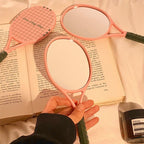 Tennis Racket Portable Makeup Mirror