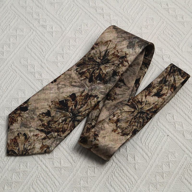 Retro Silk Look Mens Tie - Modomu