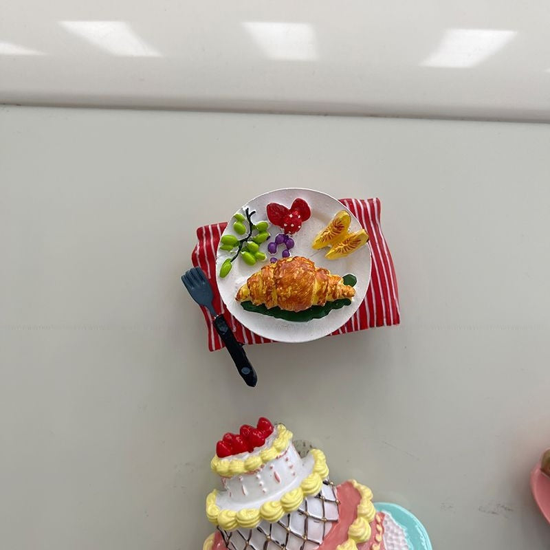 Floral Fridge Magnet Sticker