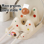 Polka Dot Pot Lid Rack