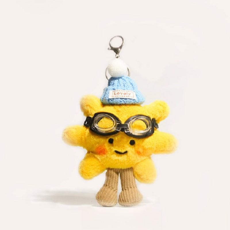 Sunflower Plush Bag Charm Keychain - Modomu