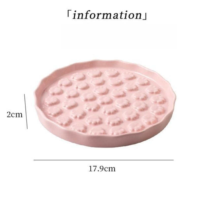 Ceramic Pet Slow Feed Bowl