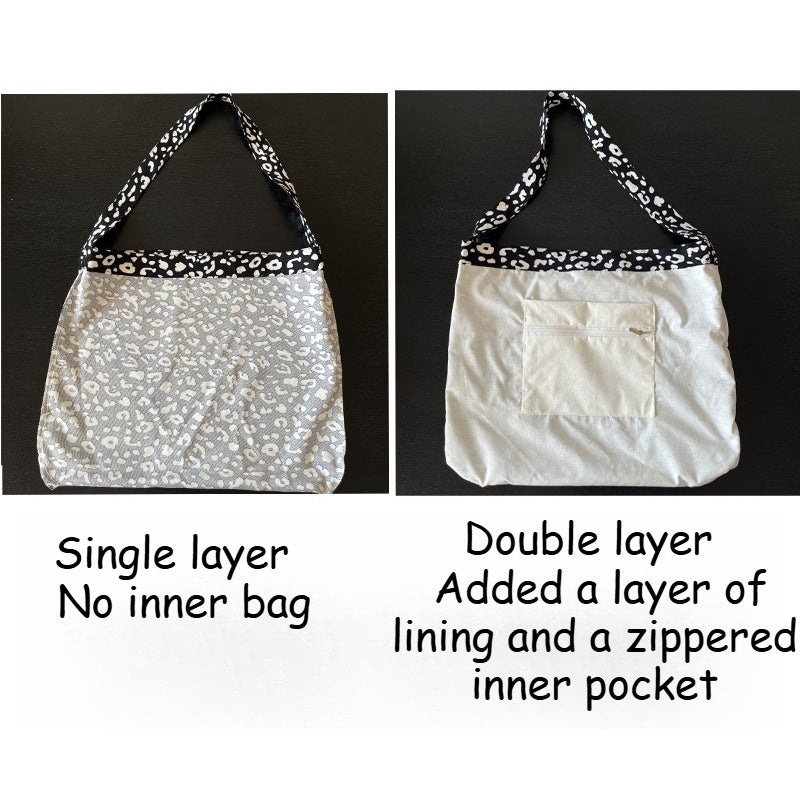 Leopard Print Shoulder Tote