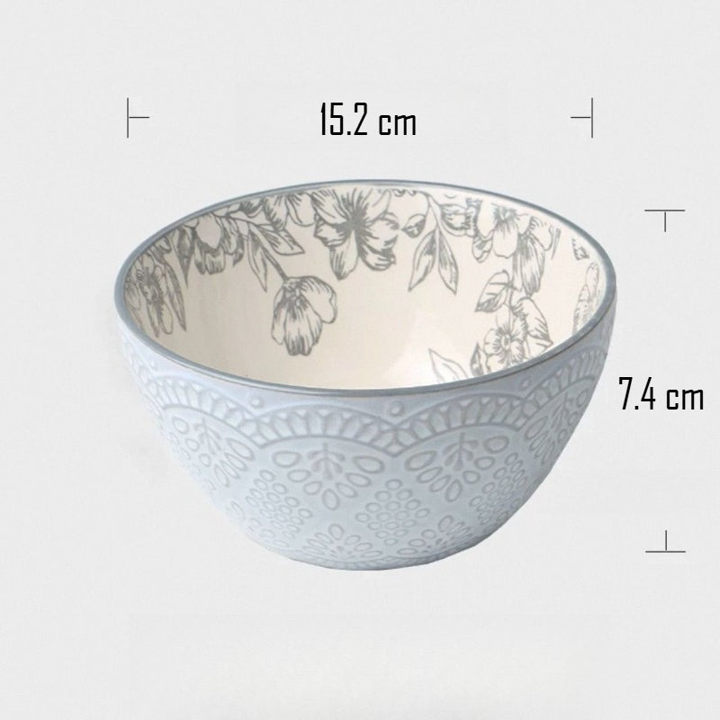 Ceramic Noodle and Rice Bowl