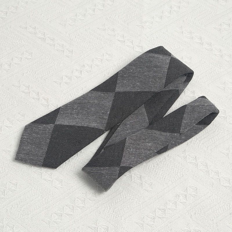 Hand Tied Cotton Linen Tie - Modomu