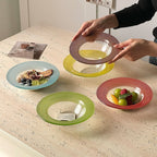 Textured Rim Pasta Plate