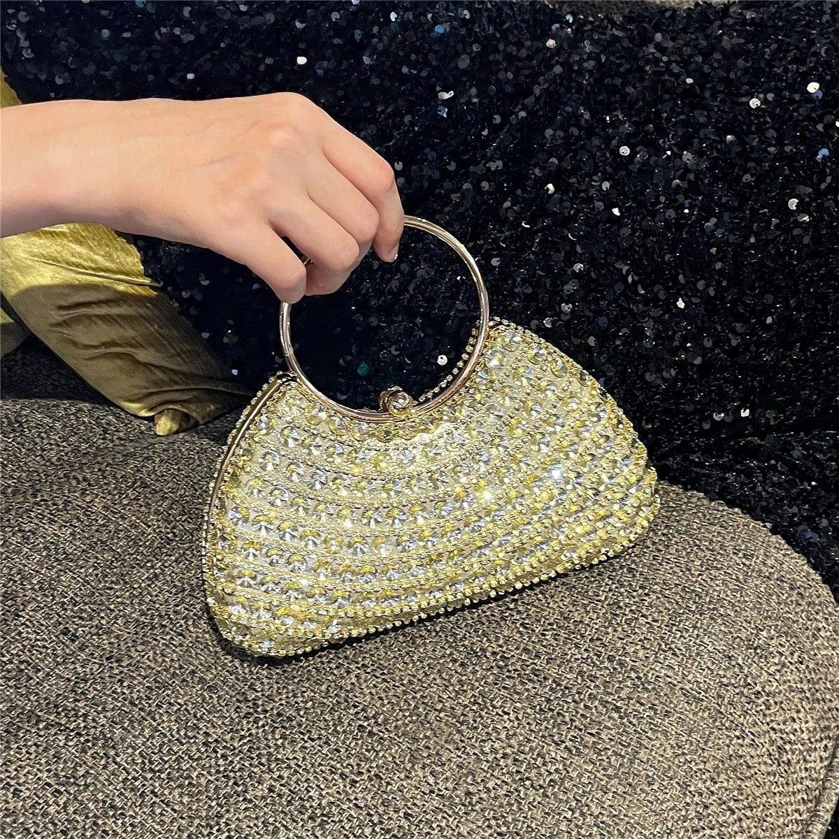 Celebrity Ring Wrinkle Bag