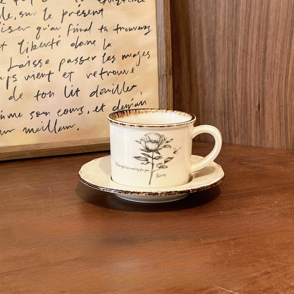 Retro Ceramic Tulip Coffee Cup - Modomu