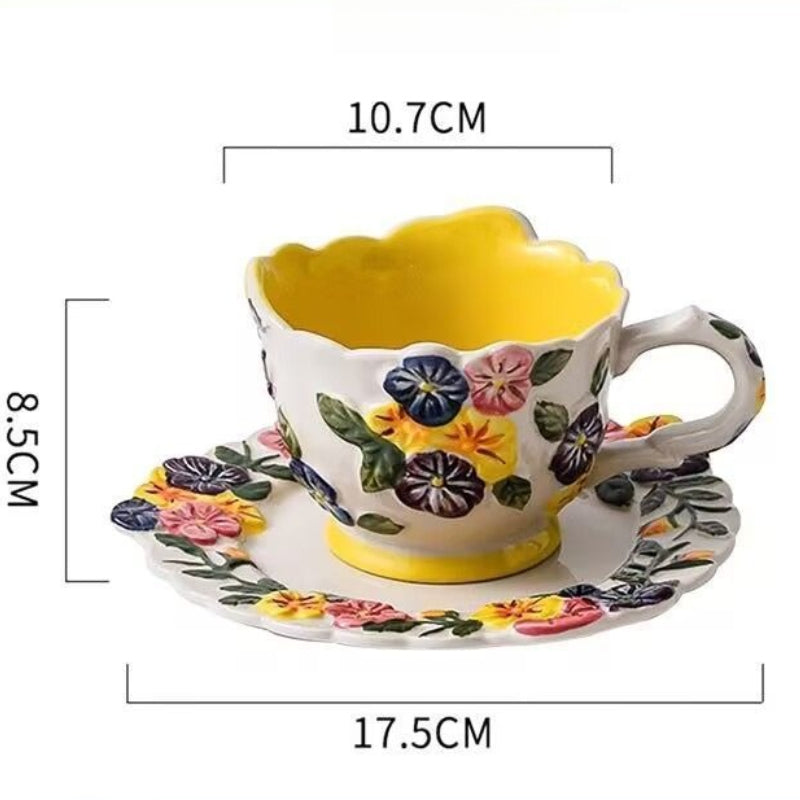 Raised Pattern Ceramic Tableware