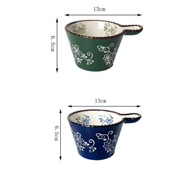 Beaded Handle Dessert Bowl