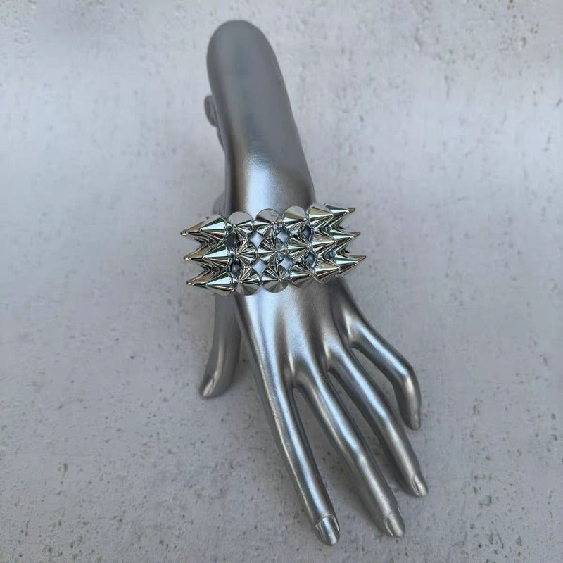 Stud Row Stretch Cuff