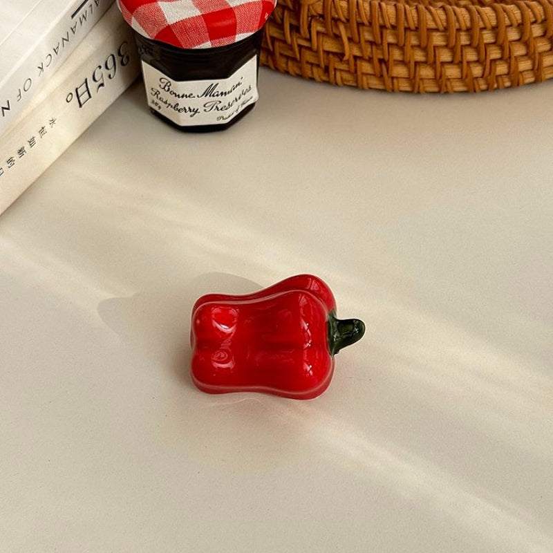 Hand-Painted Vegetable Chopstick Rest