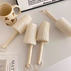 Loofah Dish Brush with Wooden Handle