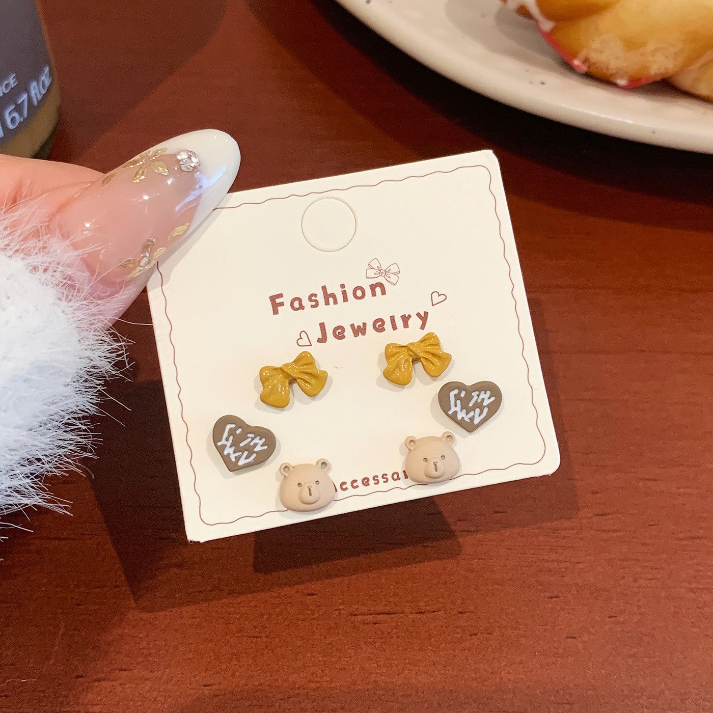 Sweet Puppy Stud Earrings Set - Modomu