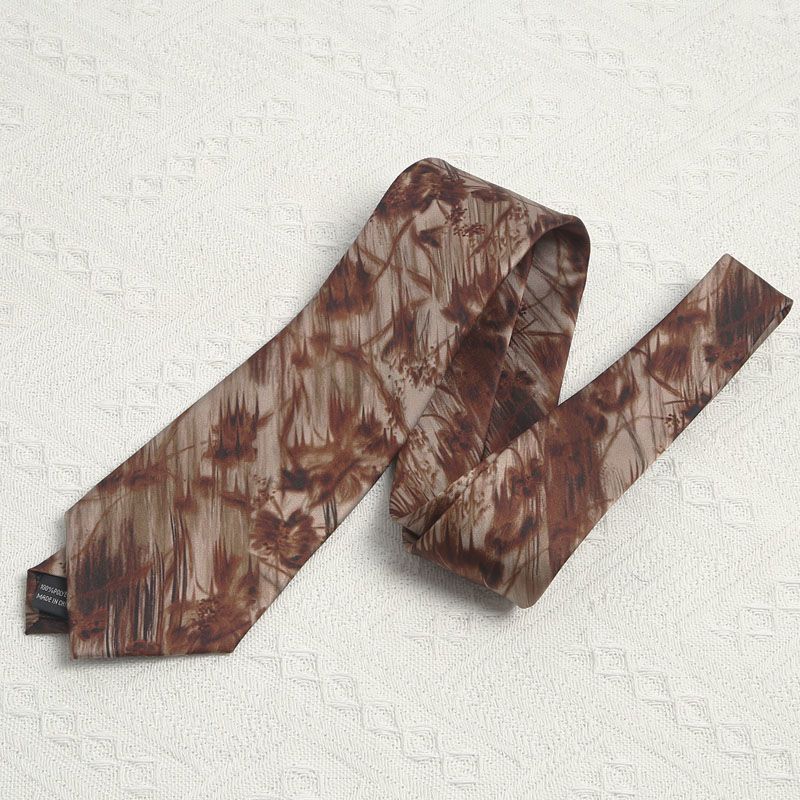Retro Silk Look Mens Tie - Modomu