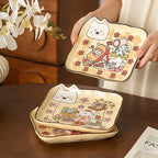 Cartoon Ceramic Breakfast Plate - Modomu