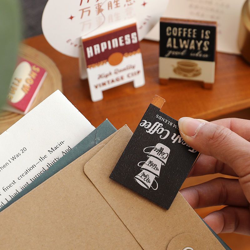 Wooden Note and Photo Clip