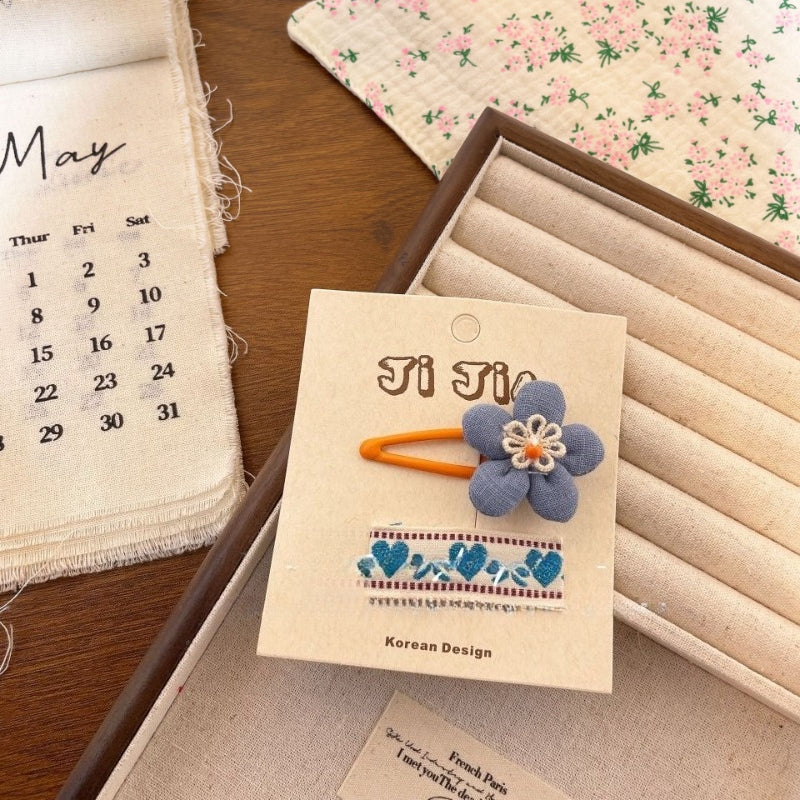 Floral Bunny Kids Hair Clip - Modomu