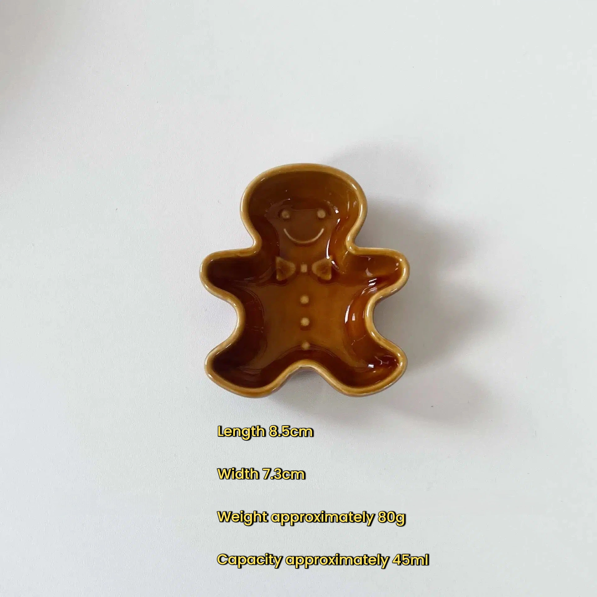 Gingerbread Snack Saucer - Modomu