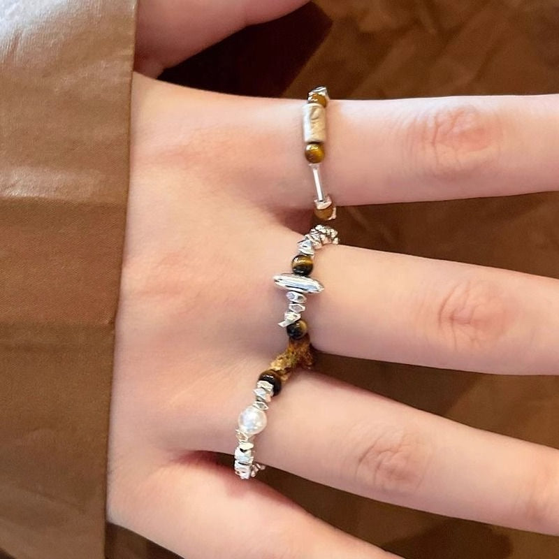 Vintage Maillard Tiger Eye Ring - Modomu