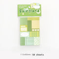 Retro Patchwork Sticky Notebook - Modomu