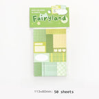 Retro Patchwork Sticky Notebook - Modomu