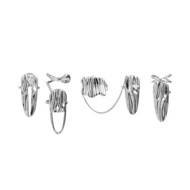 Molten Fingertip Nail Ring