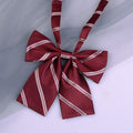Striped School Uniform Bow Tie - Modomu