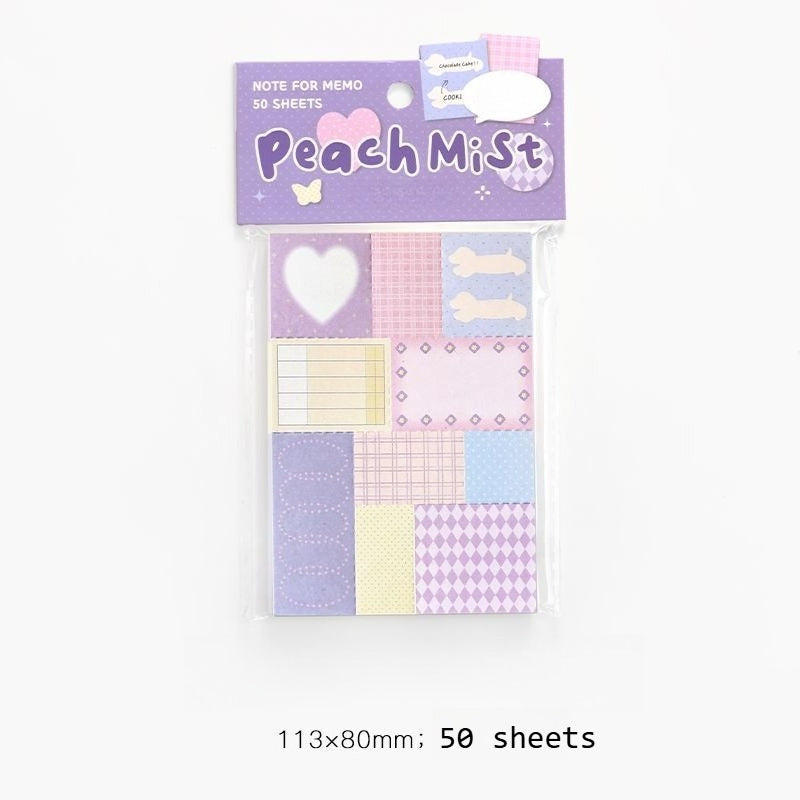 Retro Patchwork Sticky Notebook - Modomu