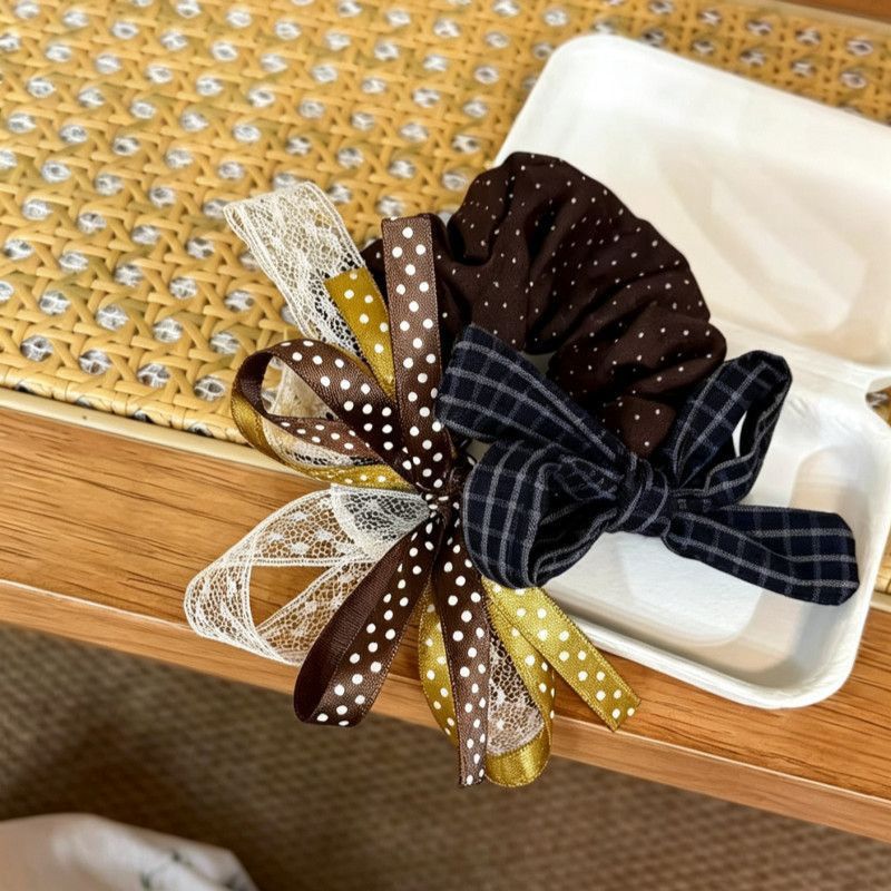 Layered Bow Scrunchie