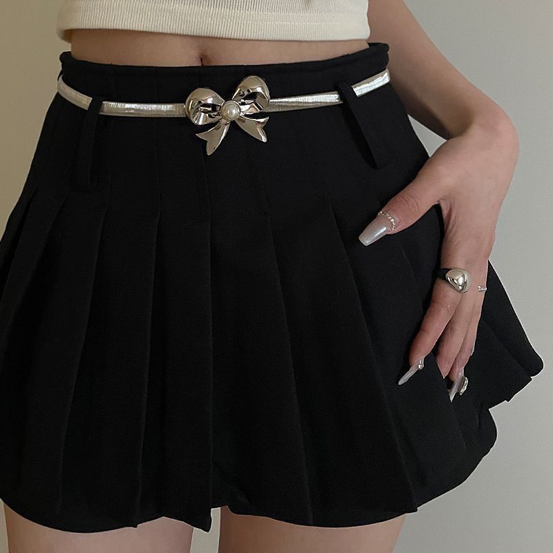 Bow Buckle Stretch Waist Belt