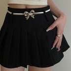 Bow Buckle Stretch Waist Belt