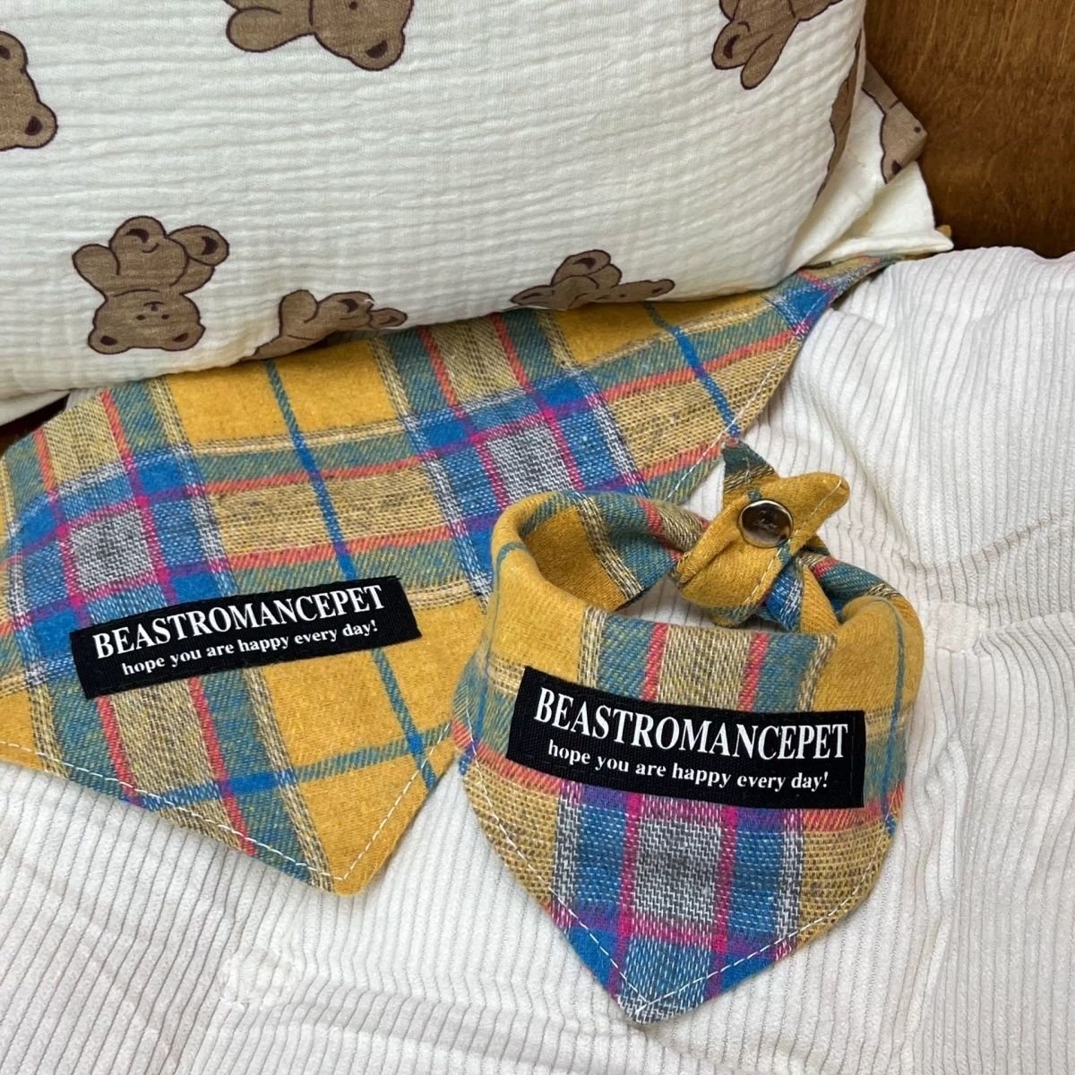 Pet Bandana Triangle Scarf