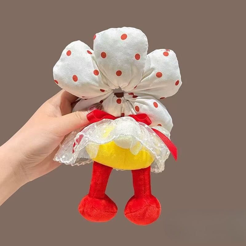 Doll Flower Scrunchie Hair Tie - Modomu