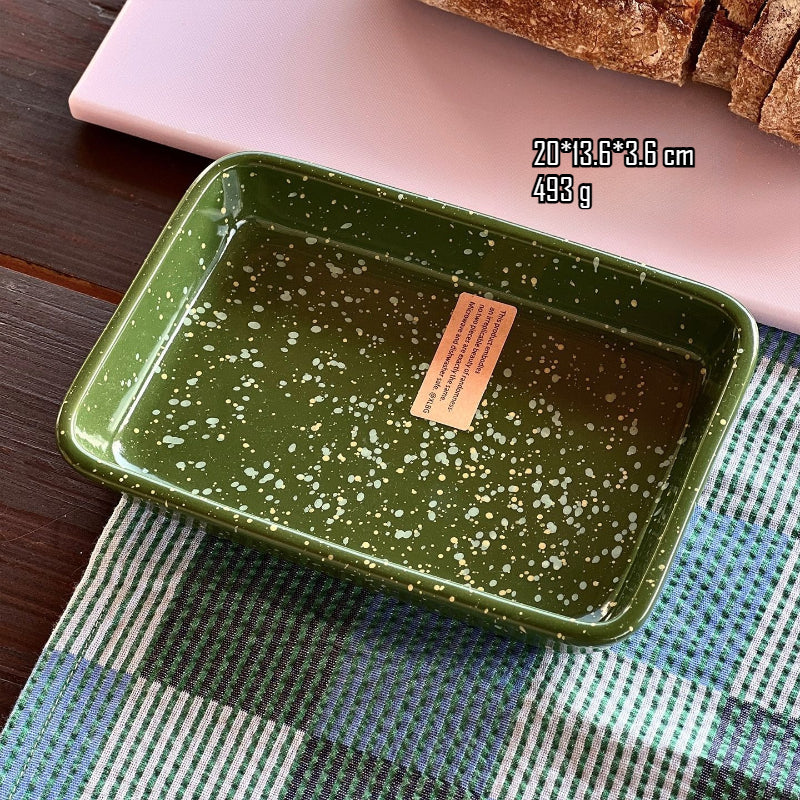 Speckled Square Serving Tray