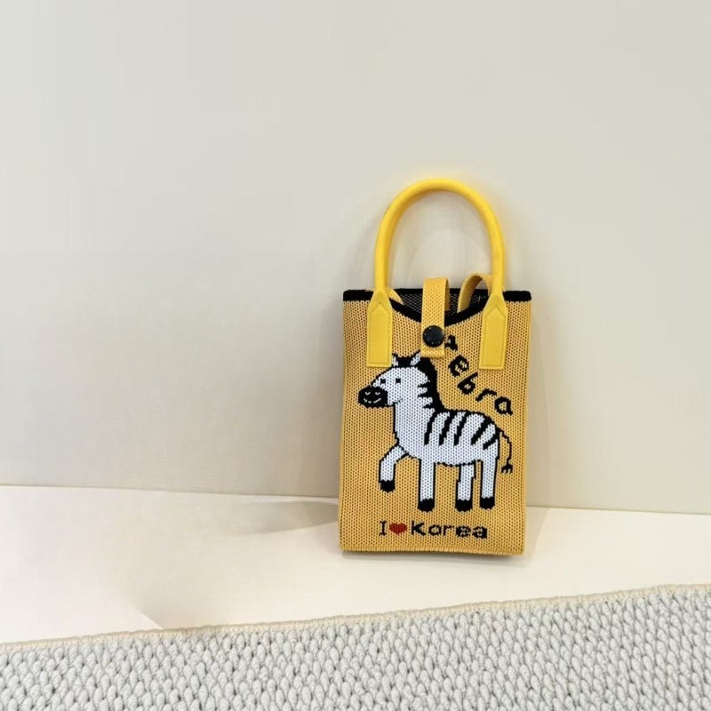 Knit Animal Phone Bag