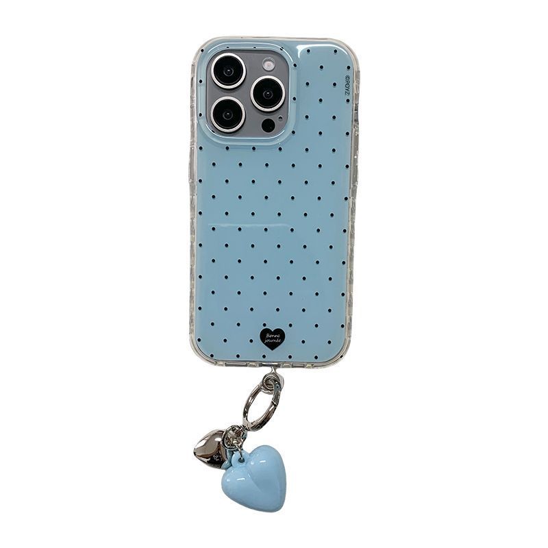 Polka Dot Heart Phone Case - Modomu