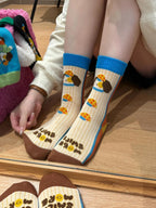 Cute Puppy Graphic Tube Socks - Modomu