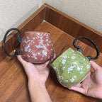 Vintage Floral Ceramic Mug