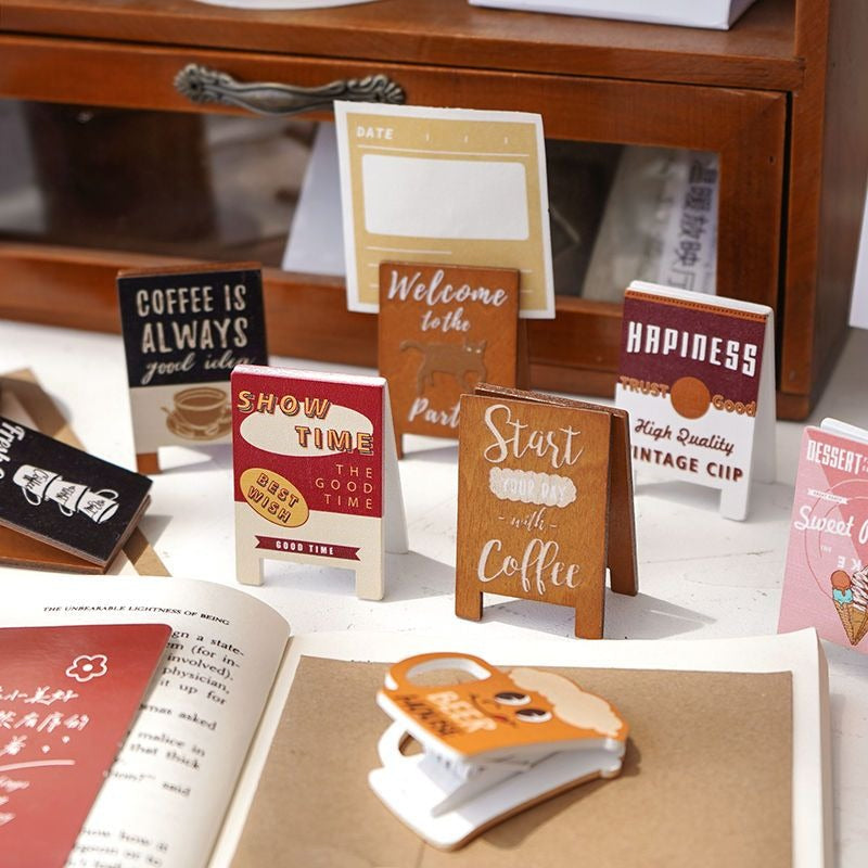 Wooden Note and Photo Clip