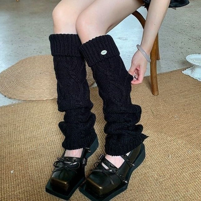 Heavy Knit Stacked Socks - Modomu