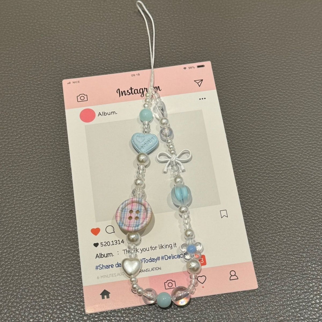 Beaded Phone Lanyard Strap