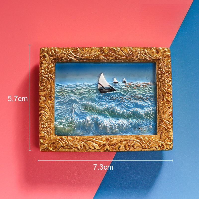 3D Famous Painting Fridge Magnets - Modomu