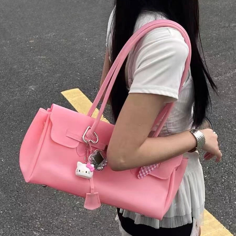 Structured Jelly Shoulder Bag