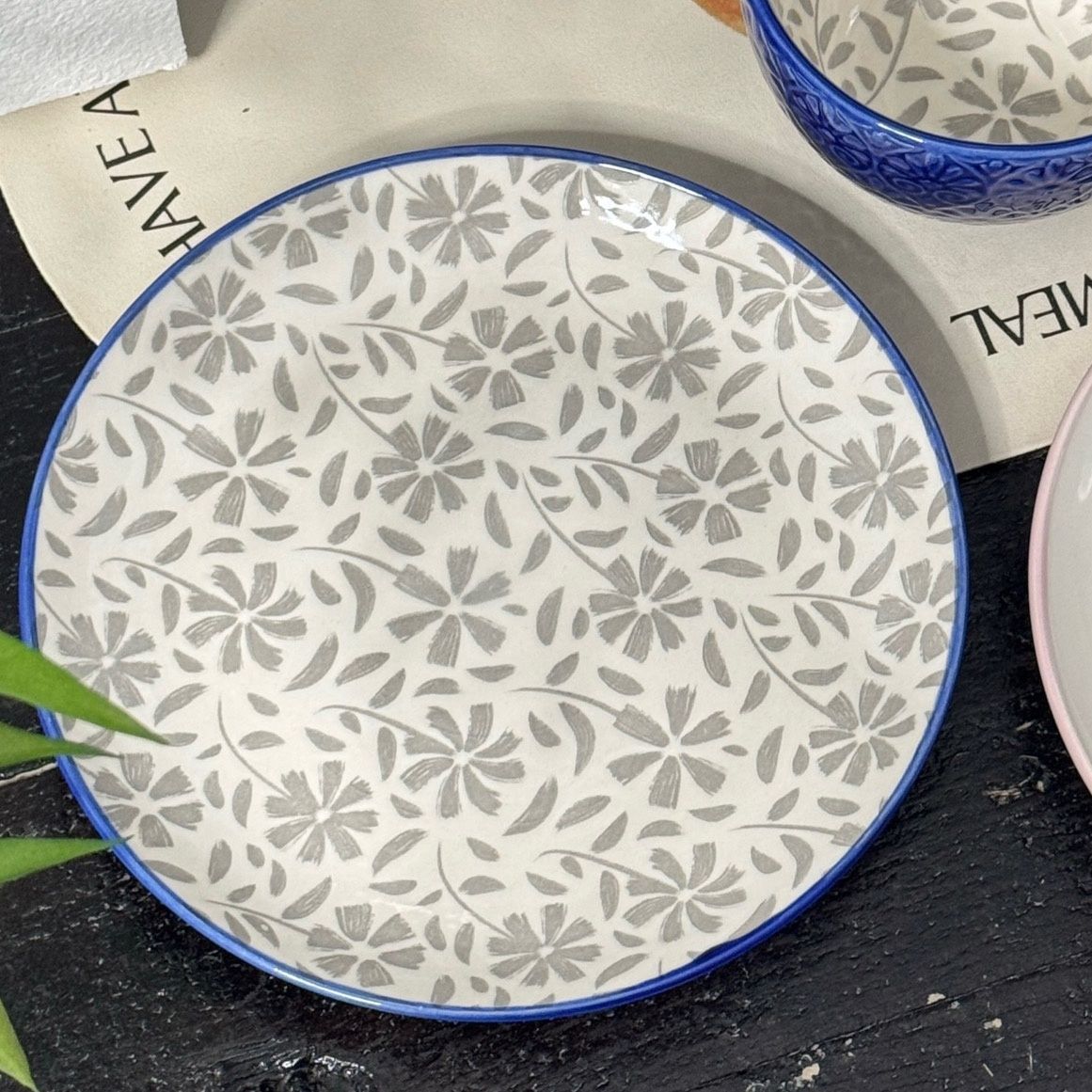 Relief Ceramic Breakfast Coffee Mug