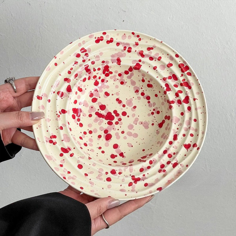 Ink Splash Ceramic Pasta Plate - Modomu