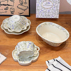 French Floral Ceramic Tableware