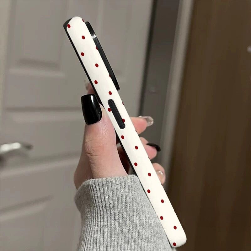 Polka Dot Heart Phone Case