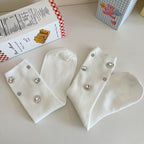 Rhinestone Embellished Fashion Socks - Modomu