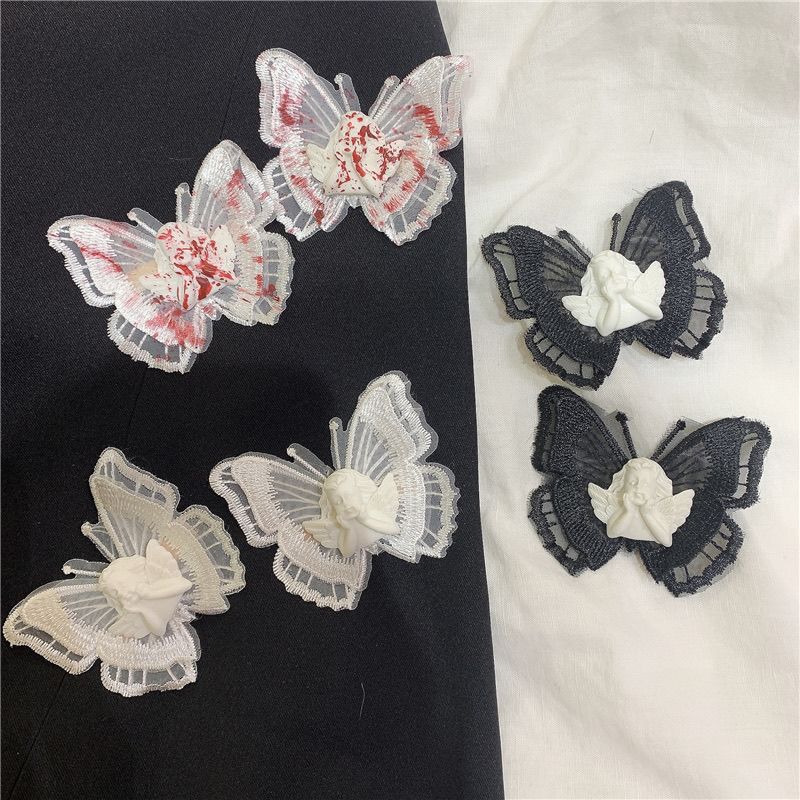 Skull Cherub Butterfly Slide